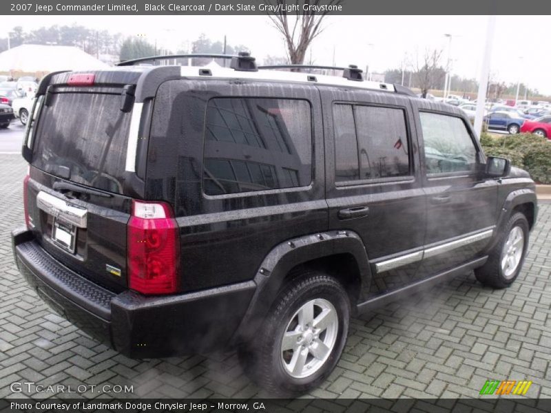 Black Clearcoat / Dark Slate Gray/Light Graystone 2007 Jeep Commander Limited