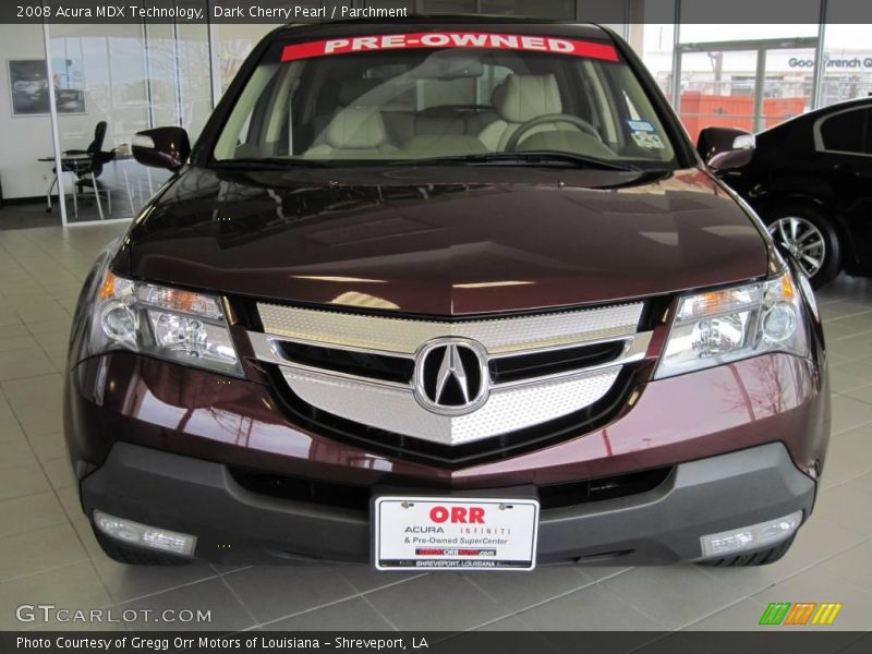 Dark Cherry Pearl / Parchment 2008 Acura MDX Technology