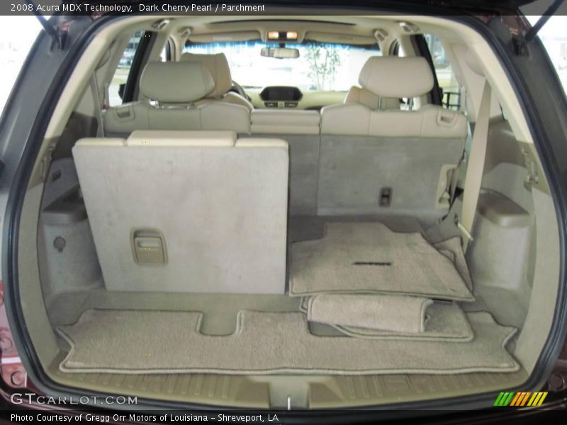 Dark Cherry Pearl / Parchment 2008 Acura MDX Technology