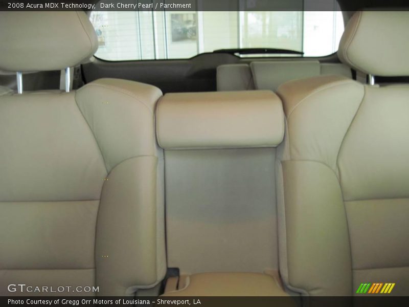Dark Cherry Pearl / Parchment 2008 Acura MDX Technology