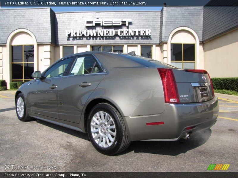 Tuscan Bronze ChromaFlair / Light Titanium/Ebony 2010 Cadillac CTS 3.0 Sedan
