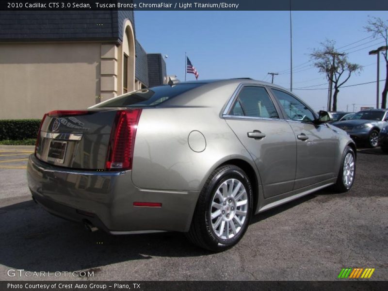 Tuscan Bronze ChromaFlair / Light Titanium/Ebony 2010 Cadillac CTS 3.0 Sedan