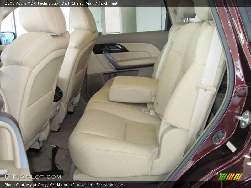 Dark Cherry Pearl / Parchment 2008 Acura MDX Technology