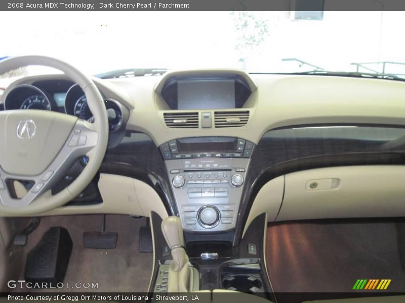 Dark Cherry Pearl / Parchment 2008 Acura MDX Technology