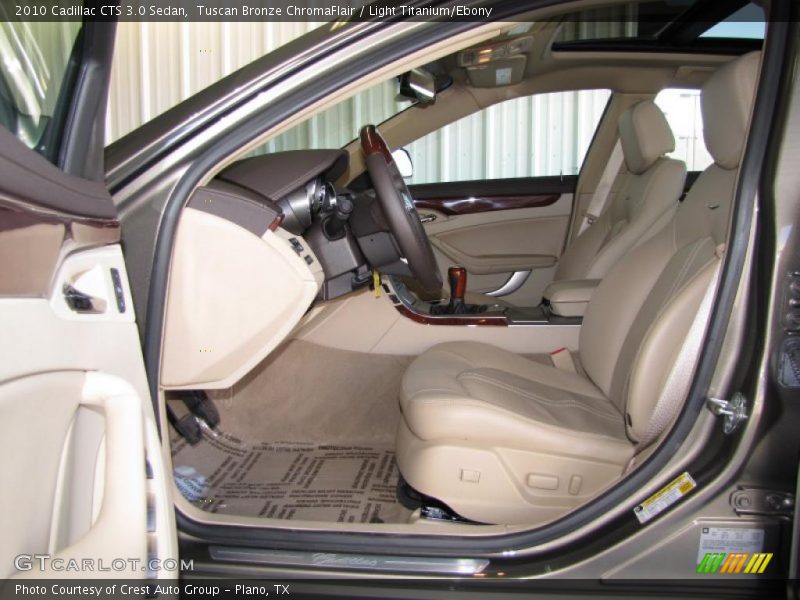 Tuscan Bronze ChromaFlair / Light Titanium/Ebony 2010 Cadillac CTS 3.0 Sedan