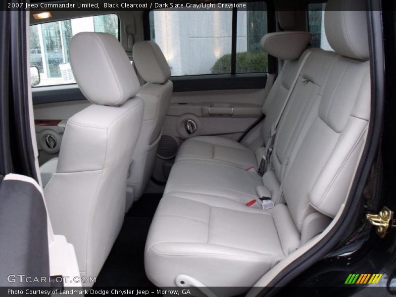Black Clearcoat / Dark Slate Gray/Light Graystone 2007 Jeep Commander Limited