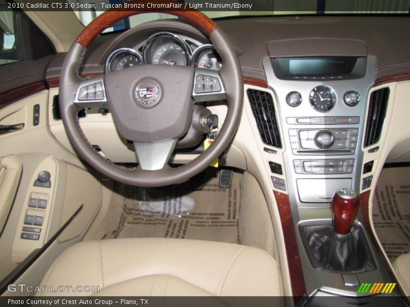 Tuscan Bronze ChromaFlair / Light Titanium/Ebony 2010 Cadillac CTS 3.0 Sedan