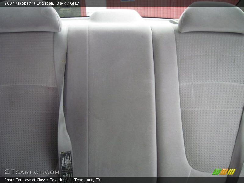 Black / Gray 2007 Kia Spectra EX Sedan
