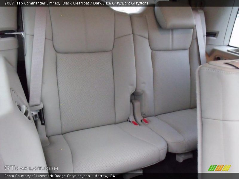 Black Clearcoat / Dark Slate Gray/Light Graystone 2007 Jeep Commander Limited