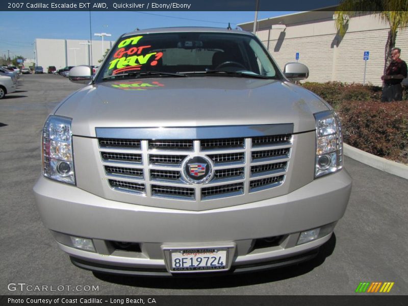 Quicksilver / Ebony/Ebony 2007 Cadillac Escalade EXT AWD