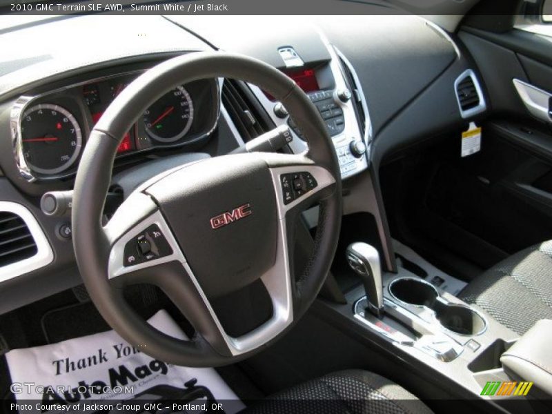 Summit White / Jet Black 2010 GMC Terrain SLE AWD