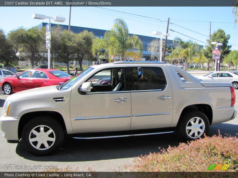 Quicksilver / Ebony/Ebony 2007 Cadillac Escalade EXT AWD