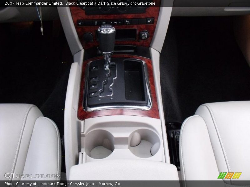 Black Clearcoat / Dark Slate Gray/Light Graystone 2007 Jeep Commander Limited