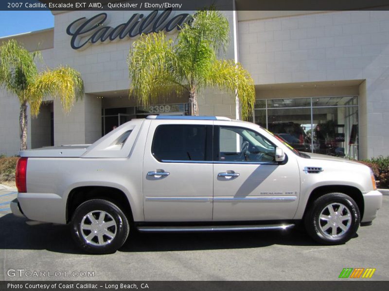 Quicksilver / Ebony/Ebony 2007 Cadillac Escalade EXT AWD