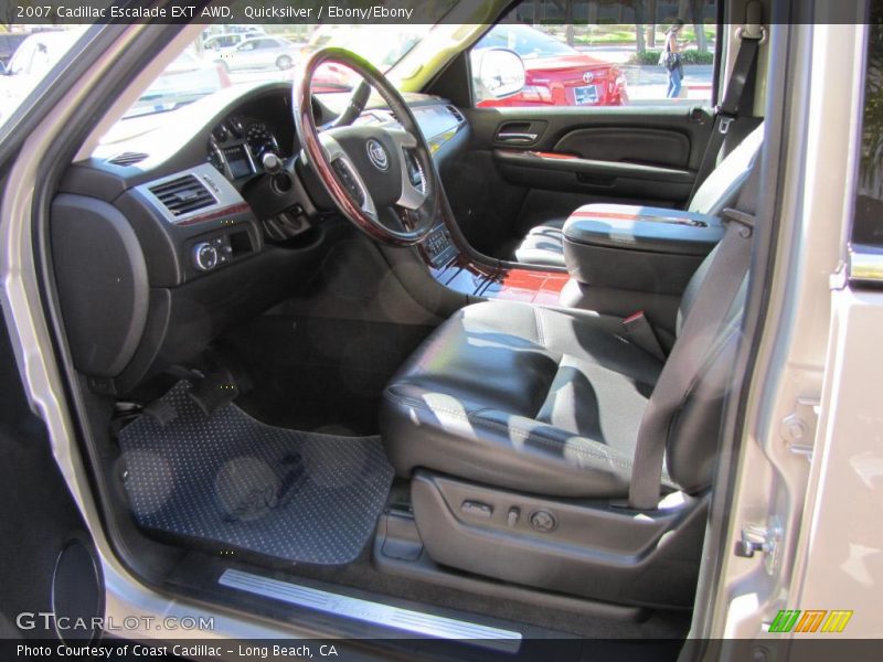 Quicksilver / Ebony/Ebony 2007 Cadillac Escalade EXT AWD