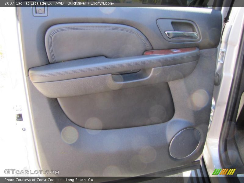 Quicksilver / Ebony/Ebony 2007 Cadillac Escalade EXT AWD