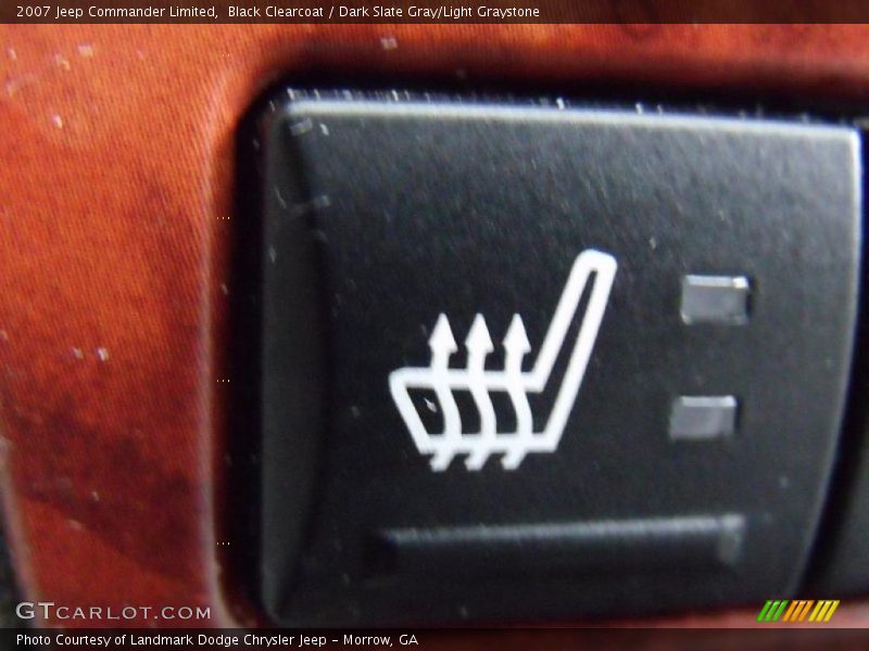 Black Clearcoat / Dark Slate Gray/Light Graystone 2007 Jeep Commander Limited