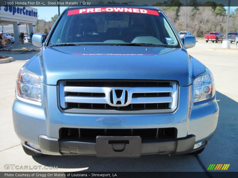 Steel Blue Metallic / Gray 2006 Honda Pilot EX-L