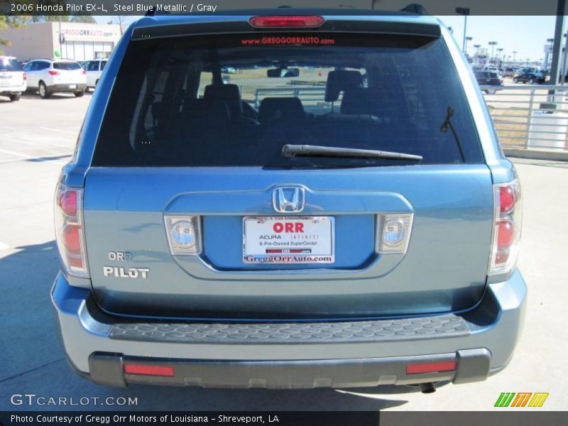 Steel Blue Metallic / Gray 2006 Honda Pilot EX-L
