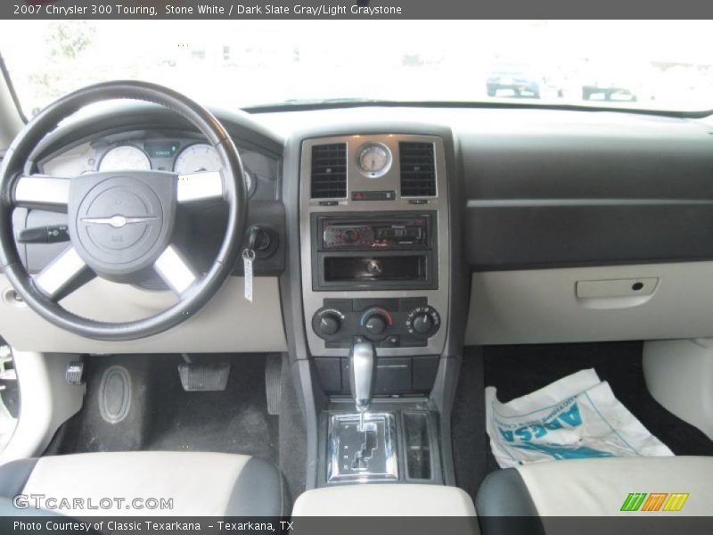 Stone White / Dark Slate Gray/Light Graystone 2007 Chrysler 300 Touring