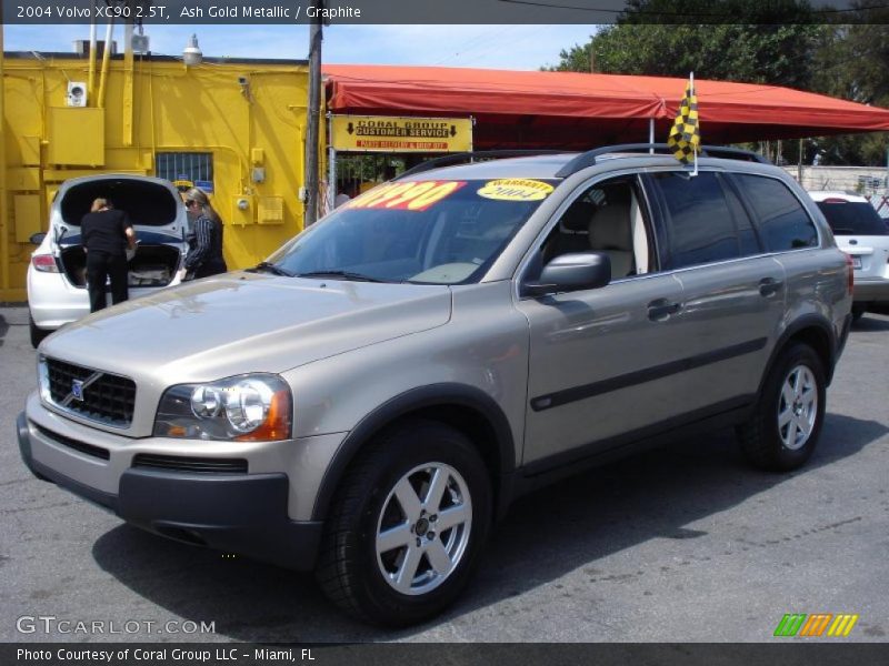 Ash Gold Metallic / Graphite 2004 Volvo XC90 2.5T