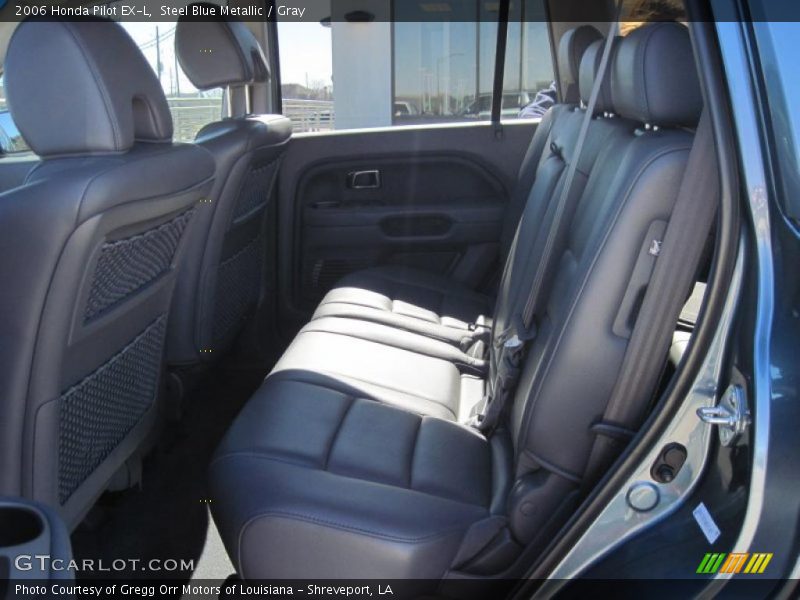 Steel Blue Metallic / Gray 2006 Honda Pilot EX-L