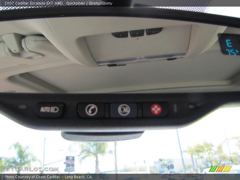 Quicksilver / Ebony/Ebony 2007 Cadillac Escalade EXT AWD