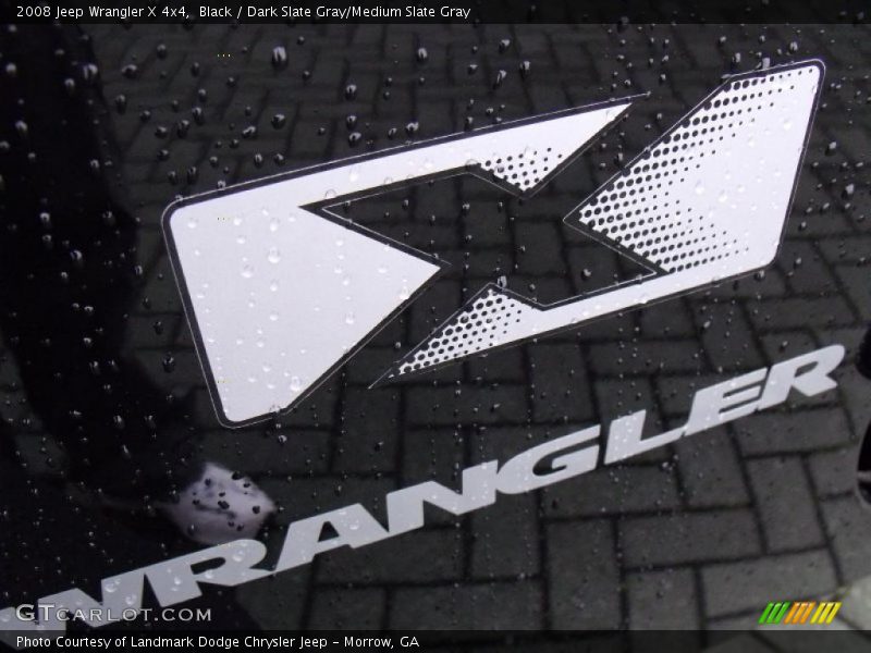 Black / Dark Slate Gray/Medium Slate Gray 2008 Jeep Wrangler X 4x4