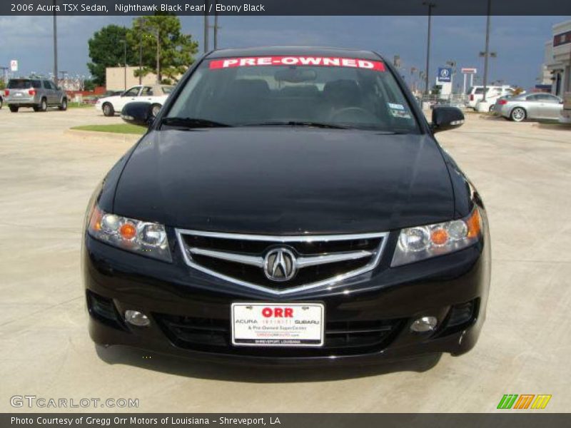 Nighthawk Black Pearl / Ebony Black 2006 Acura TSX Sedan
