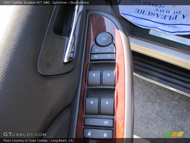 Quicksilver / Ebony/Ebony 2007 Cadillac Escalade EXT AWD
