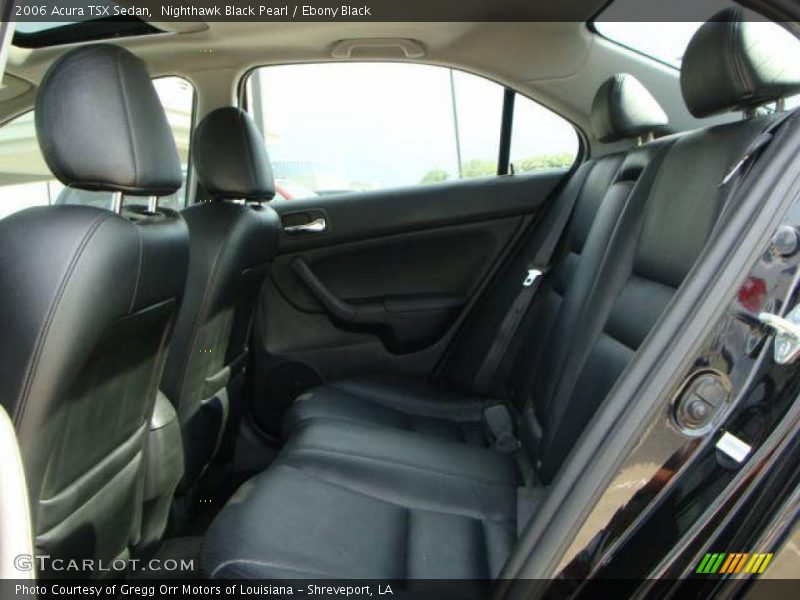 Nighthawk Black Pearl / Ebony Black 2006 Acura TSX Sedan