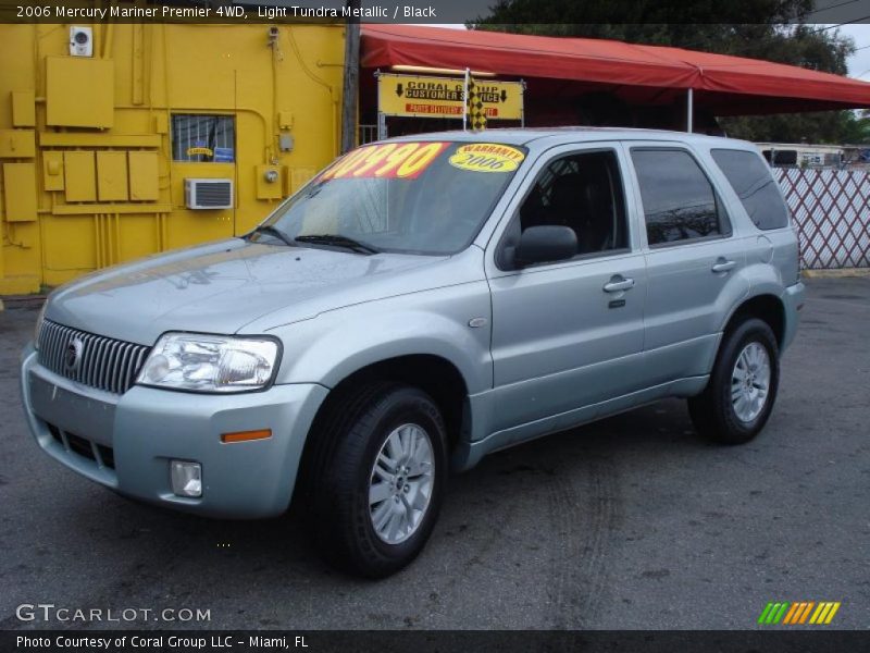 Light Tundra Metallic / Black 2006 Mercury Mariner Premier 4WD
