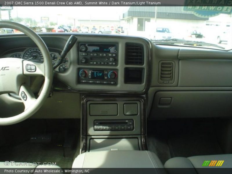 Summit White / Dark Titanium/Light Titanium 2007 GMC Sierra 1500 Denali Crew Cab AWD