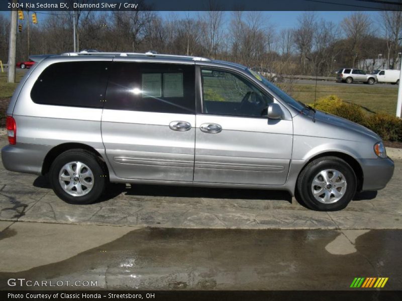Diamond Silver / Gray 2004 Kia Sedona EX