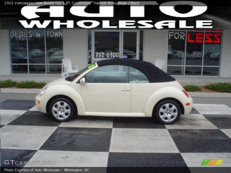 Harvest Moon Beige / Black 2003 Volkswagen New Beetle GLS 1.8T Convertible