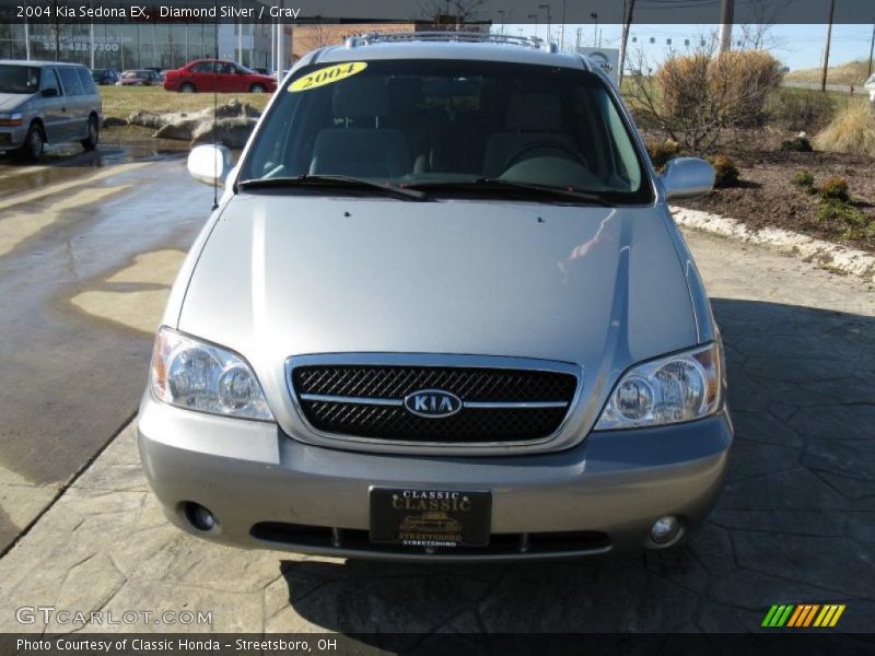 Diamond Silver / Gray 2004 Kia Sedona EX