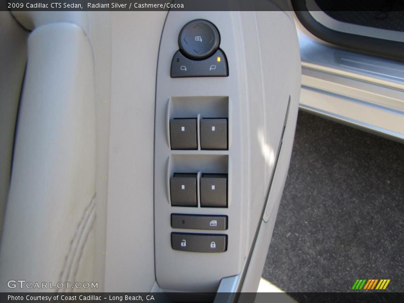 Radiant Silver / Cashmere/Cocoa 2009 Cadillac CTS Sedan