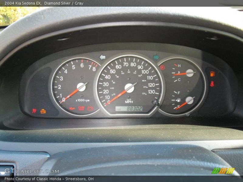 Diamond Silver / Gray 2004 Kia Sedona EX