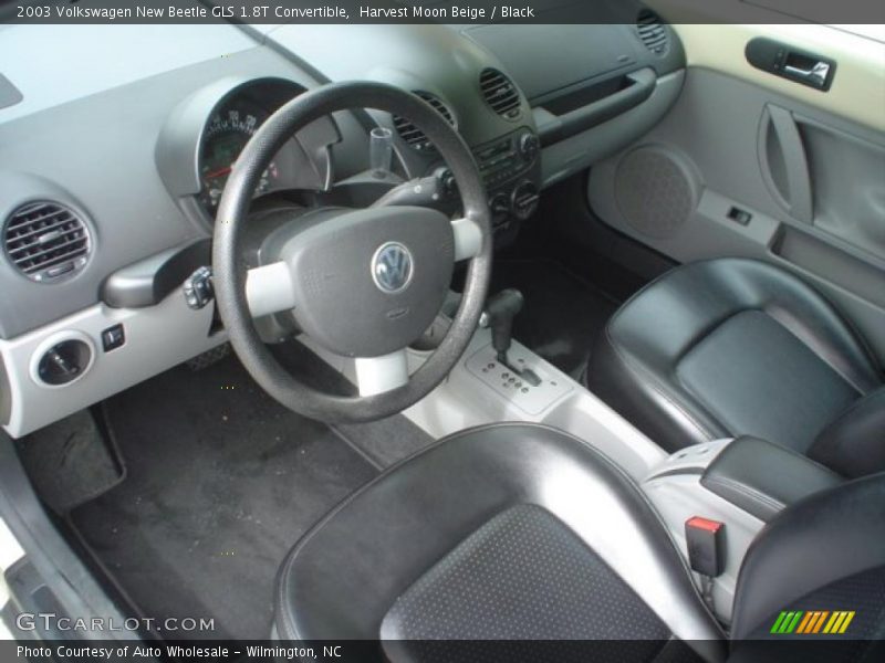 Harvest Moon Beige / Black 2003 Volkswagen New Beetle GLS 1.8T Convertible