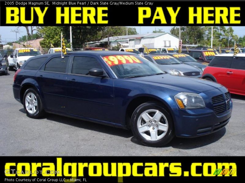 Midnight Blue Pearl / Dark Slate Gray/Medium Slate Gray 2005 Dodge Magnum SE