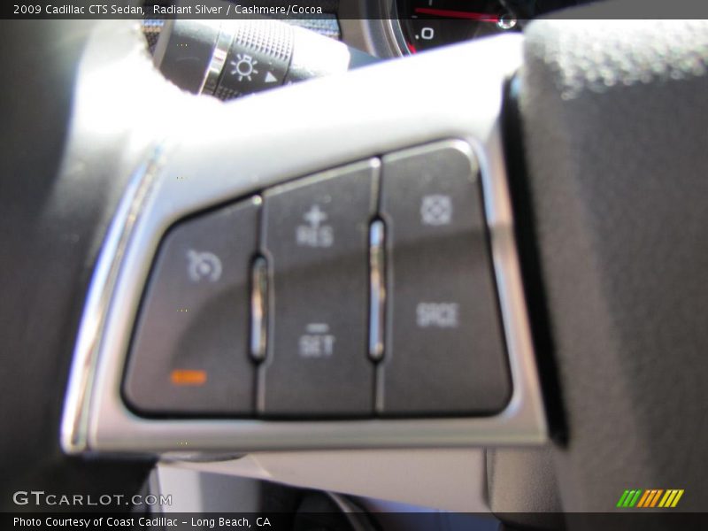 Radiant Silver / Cashmere/Cocoa 2009 Cadillac CTS Sedan