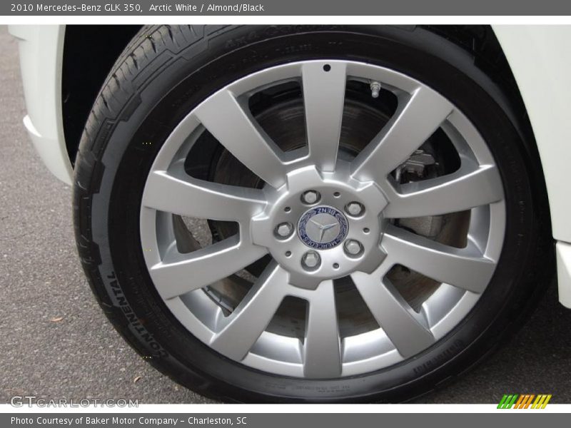 Arctic White / Almond/Black 2010 Mercedes-Benz GLK 350