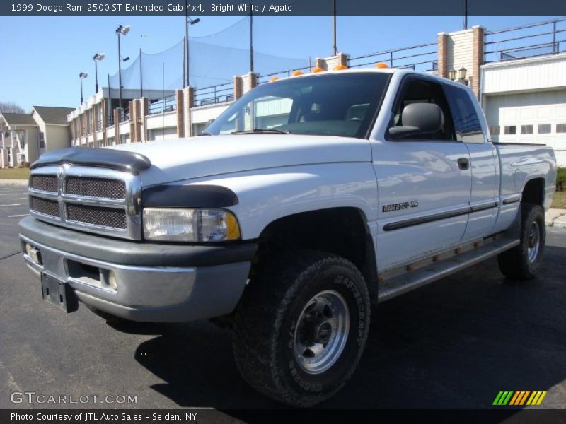 Bright White / Agate 1999 Dodge Ram 2500 ST Extended Cab 4x4