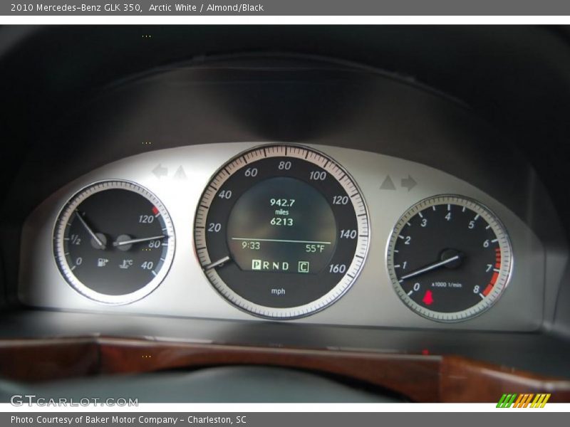 Arctic White / Almond/Black 2010 Mercedes-Benz GLK 350