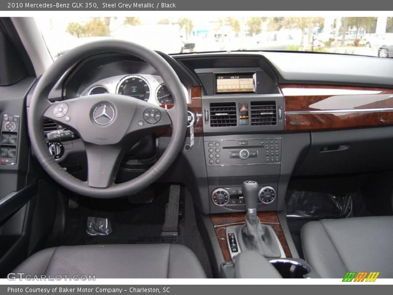 Steel Grey Metallic / Black 2010 Mercedes-Benz GLK 350