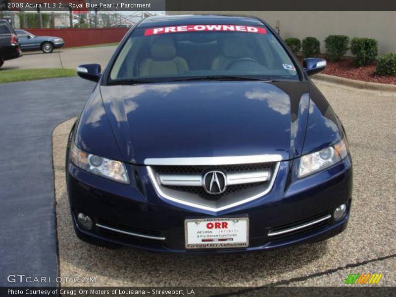 Royal Blue Pearl / Parchment 2008 Acura TL 3.2