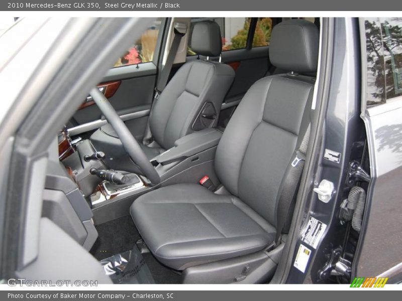 Steel Grey Metallic / Black 2010 Mercedes-Benz GLK 350