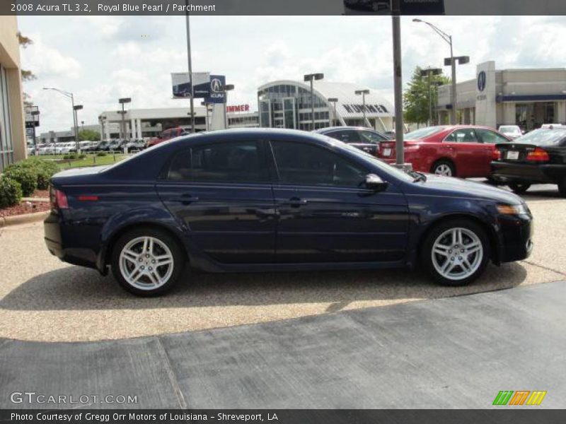Royal Blue Pearl / Parchment 2008 Acura TL 3.2