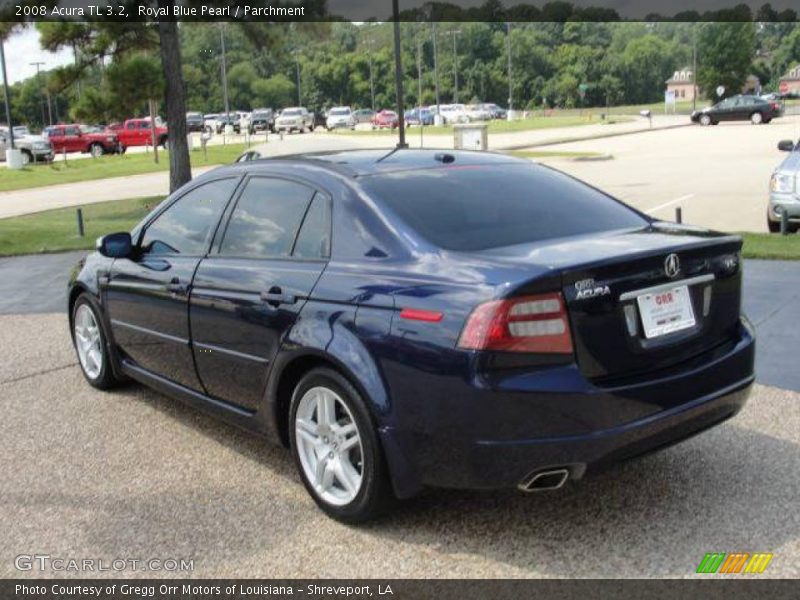 Royal Blue Pearl / Parchment 2008 Acura TL 3.2