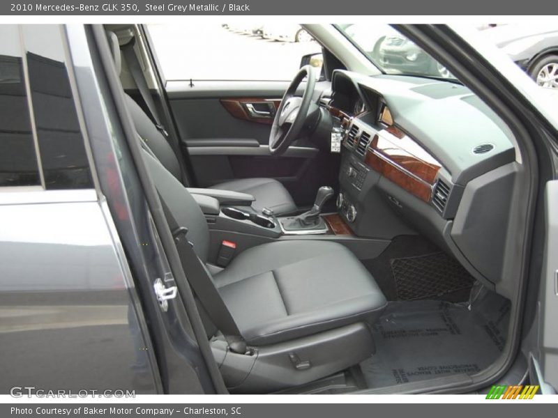 Steel Grey Metallic / Black 2010 Mercedes-Benz GLK 350
